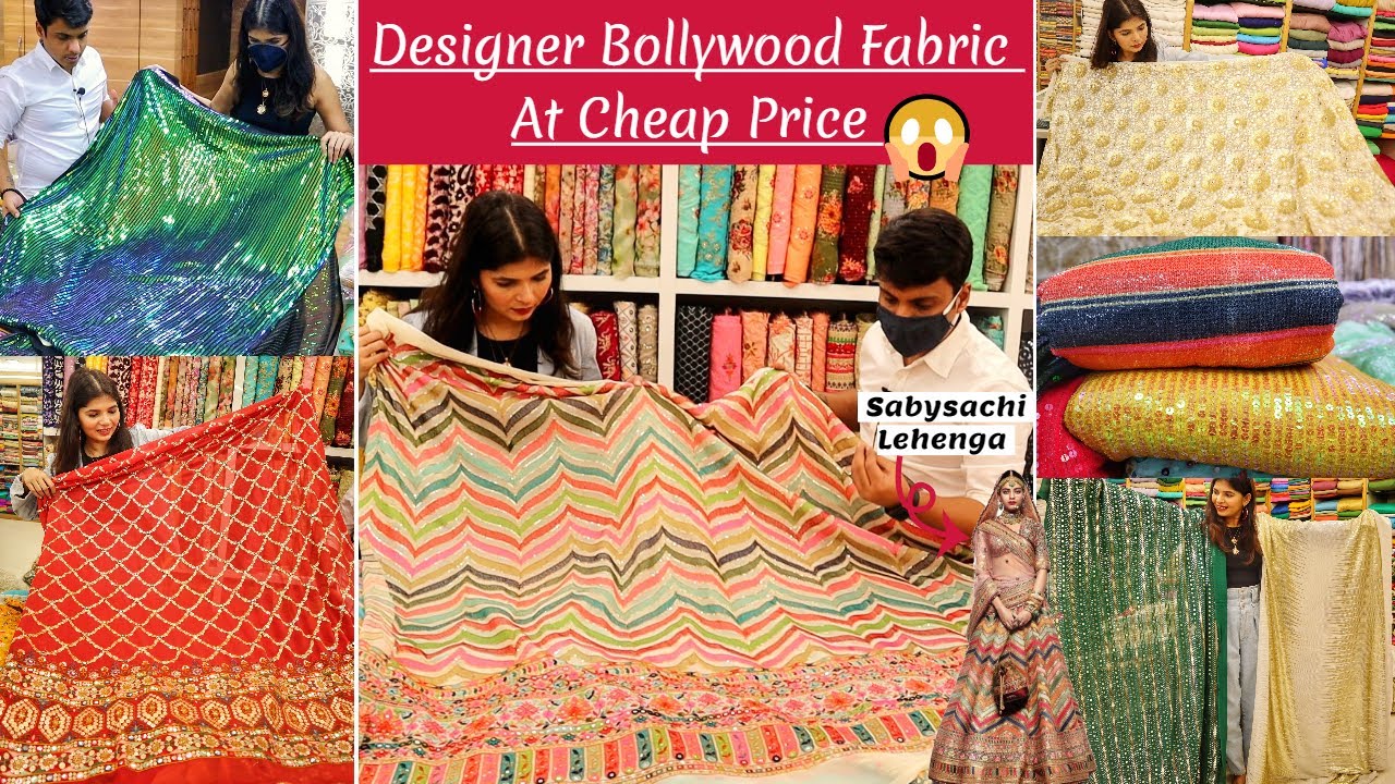 Buy Designer Fabric At Cheap Price | Bollywood Style Fancy Clothes | Bridal Saree, Gown, lehenga