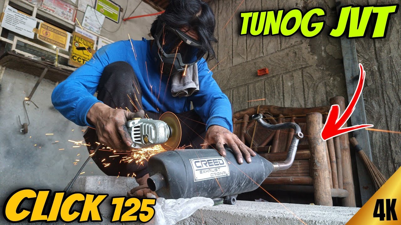 Mas Maganda Pa sa Tunog ng JVT Pipe - HONDA CLICK 125/150 KALKAL PIPE