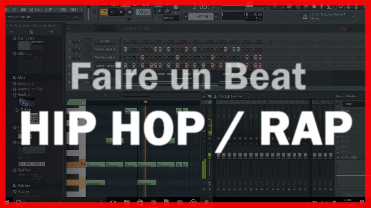 FL STUDIO - Comment faire un BEAT HIP HOP RAP | Les bases + FREE DRUM KIT