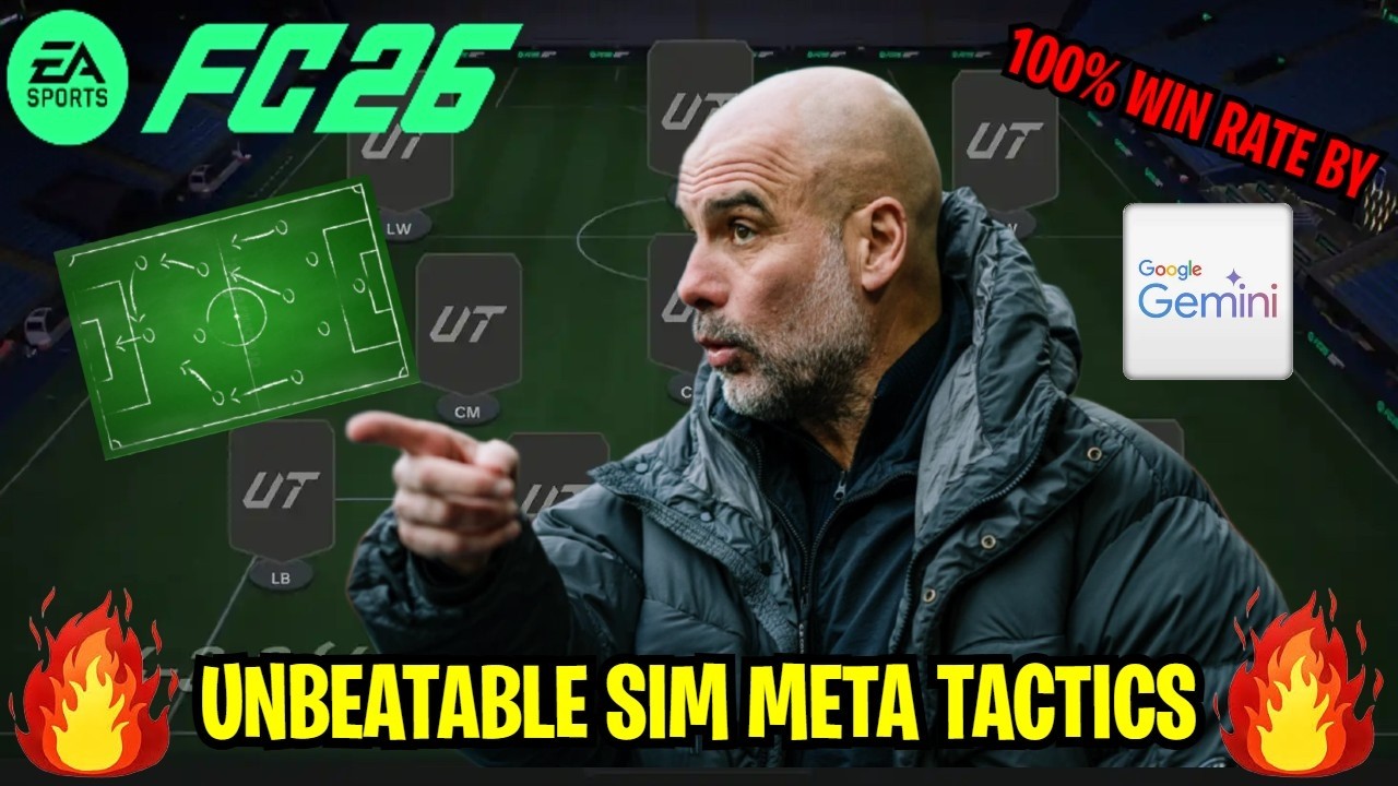 I asked AI for the BEST Simulation Tactics in FC 26! 🤖 100% Win Rate