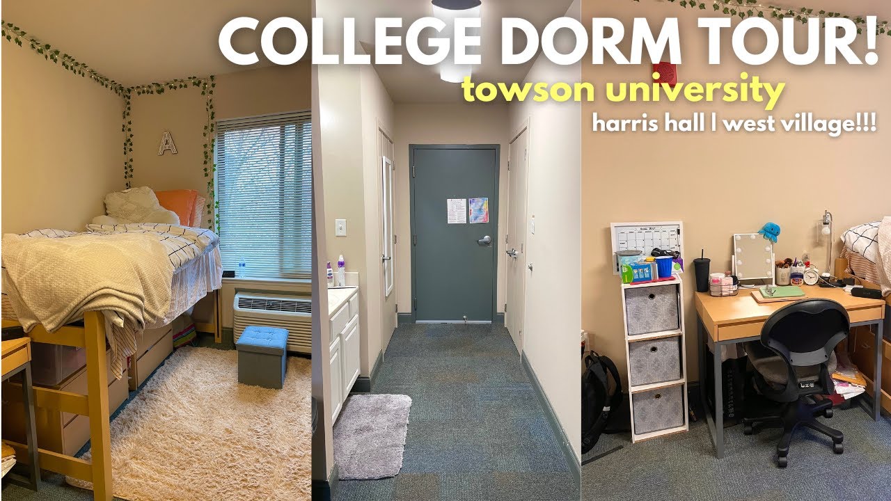 COLLEGE DORM TOUR (TOWSON UNIVERSITY) 2022 | Freshman Year*