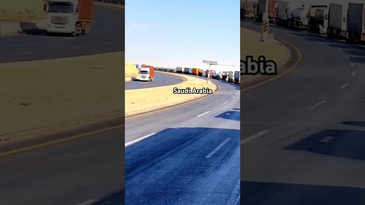 Saudi Arabia truck traffic rule #sauditrucklife #haveydriver #trucklife #truckdriverjobs #driver