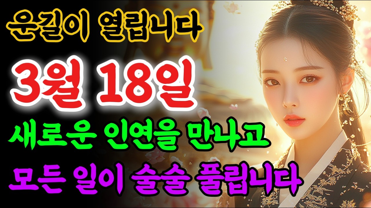 📢운길이 열리면서 새로운 인연을 만나고 모든 일이 술술 풀리게 됩니다!!🙏 #불교음악 #로또당첨 #소원성취 #금전운