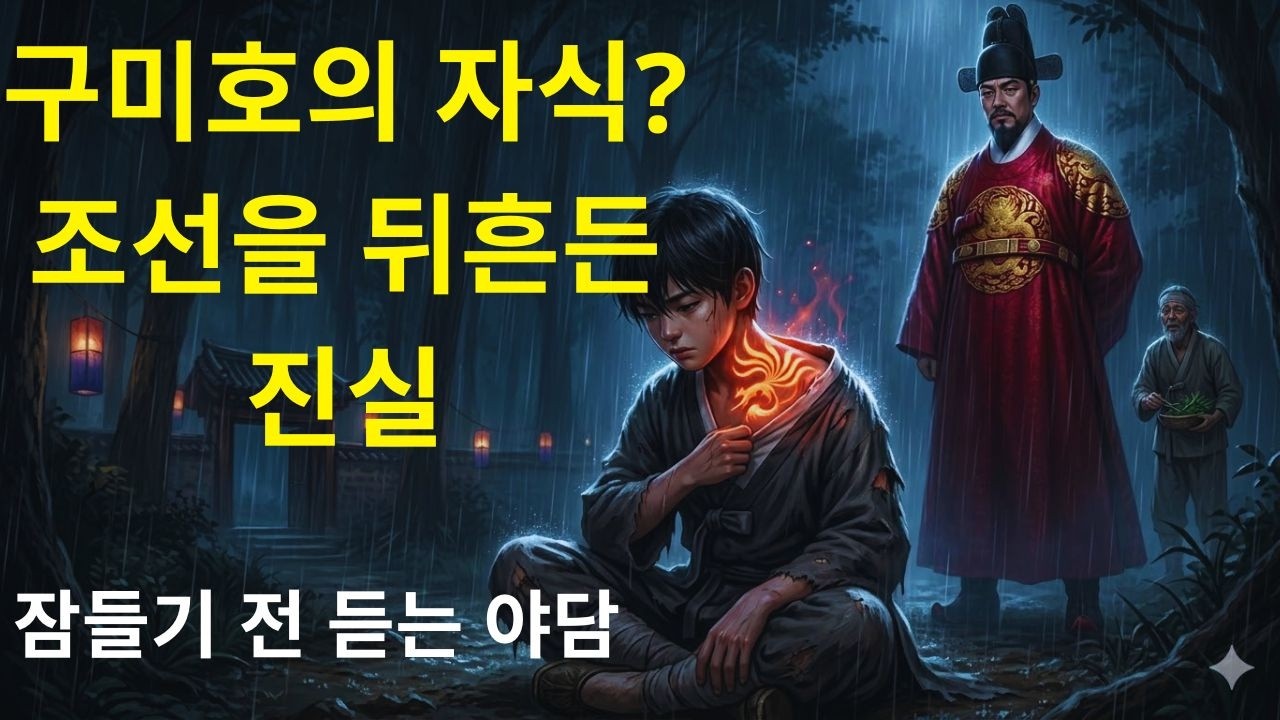구미호의 자식이라는 흉흉한 소문 속 버림받은 소년, 피로 물든 조정의 광기를 잠재운 숨겨진 진실
