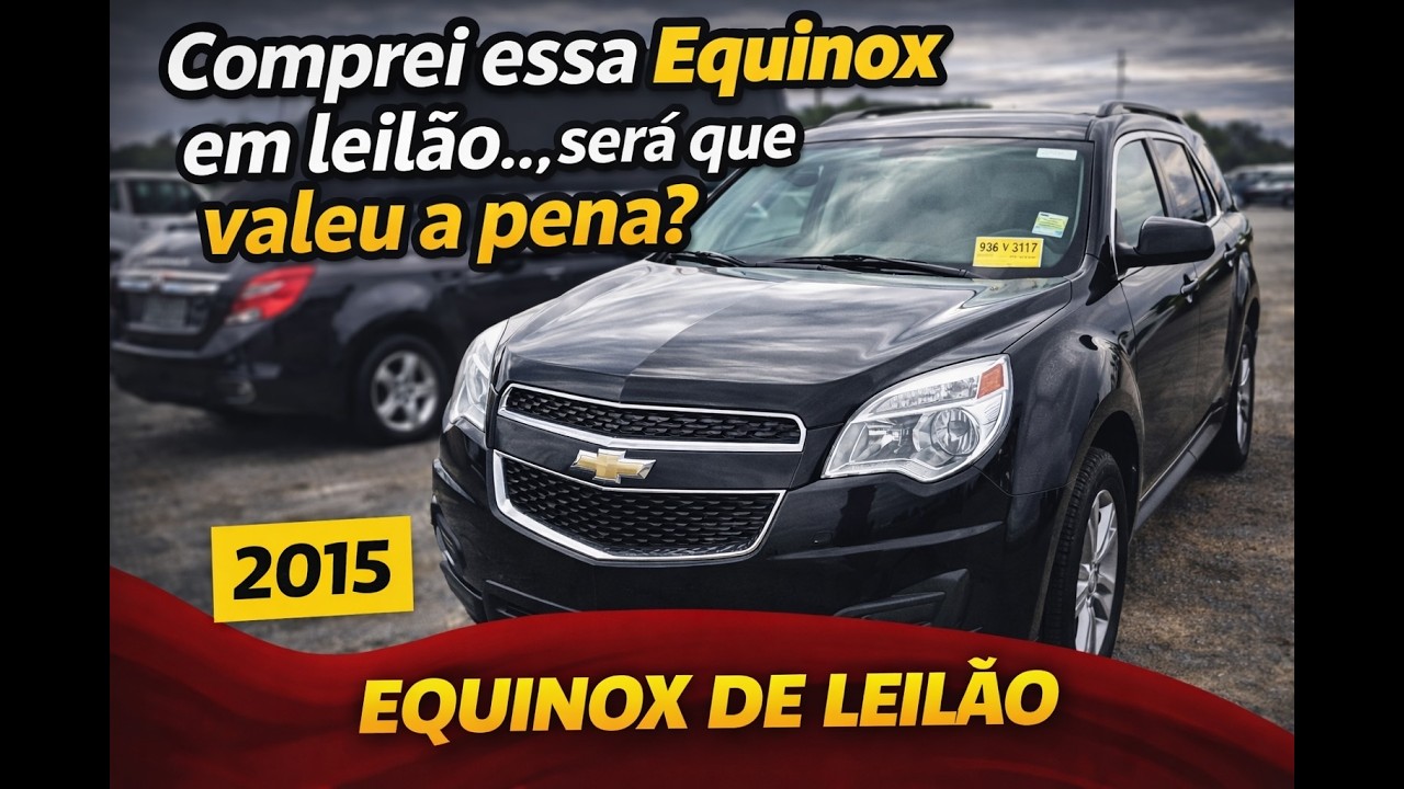 Olha como essa Chevrolet Equinox veio do leilão