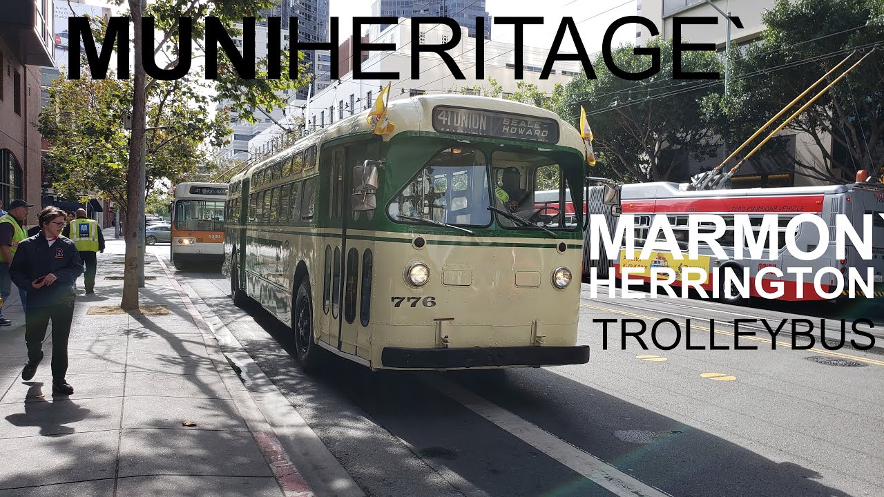 MUNI Heritage Weekend 2019 - San Francisco MUNI 1950 Marmon-Herrington TC-48 trolleybus
