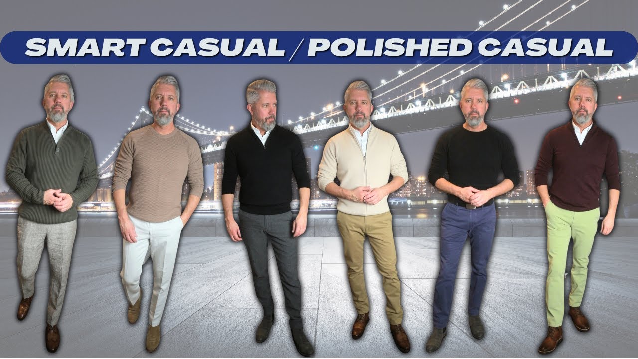 Outfit Ideas Smart Casual | Polished Casual | Men's Fashion Over 40