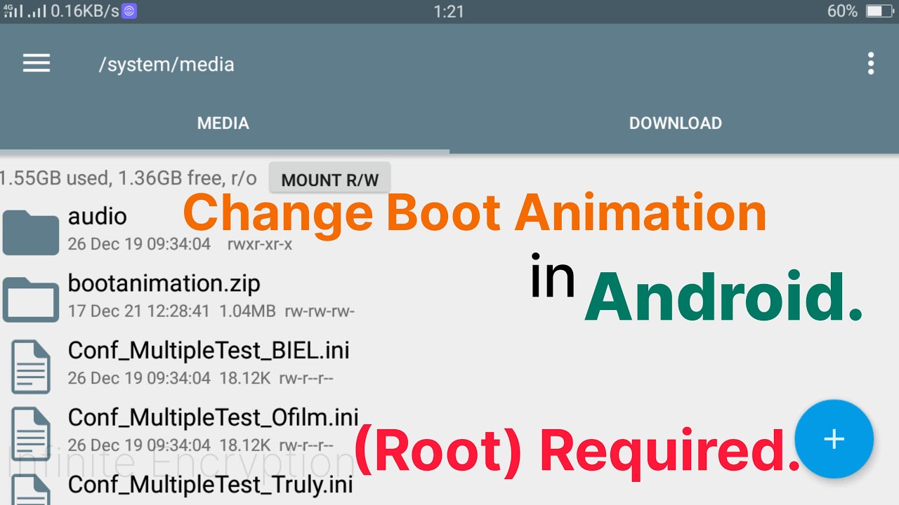 How to Change Boot Animation in Android - Root Required | Infinite Encryption