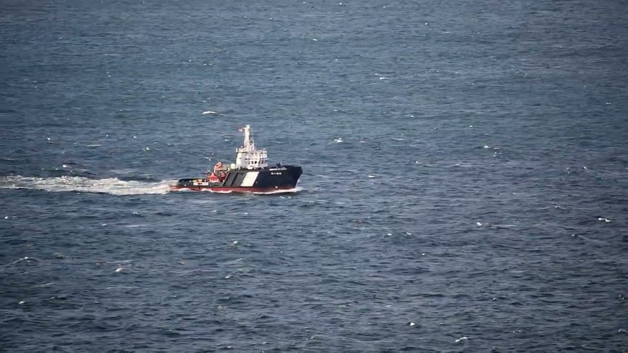 SEBASTIÁN DE OCAMPO navegando por Cabo Ortegal 