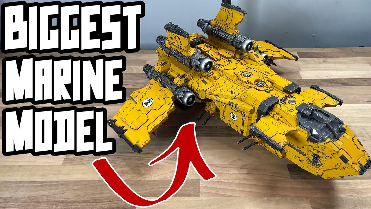 The BIGGEST Space Marine model is here!!!