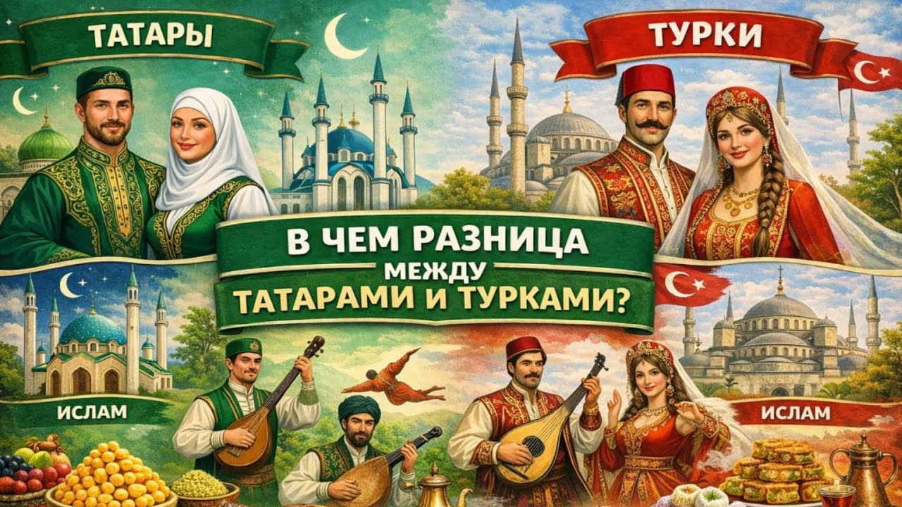 В чем  разница между Татарами и Турками?