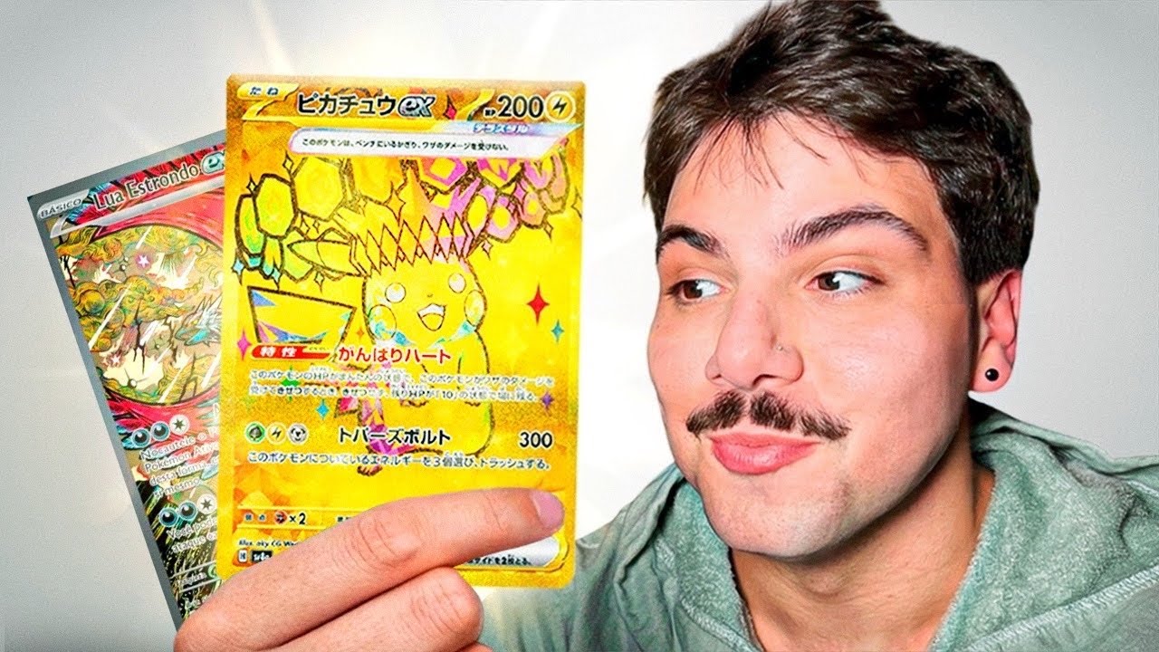 Eu tirei a Carta de Pok&eacute;mon mais CARA da minha vida