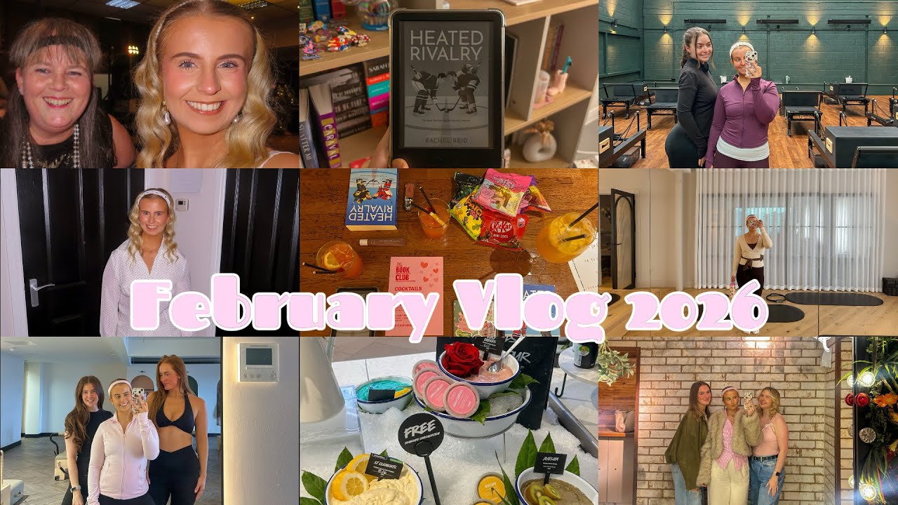 February 2026 Vlog | PR Haul, Pilates, Coffee Dates, Book Club, Valentines Day