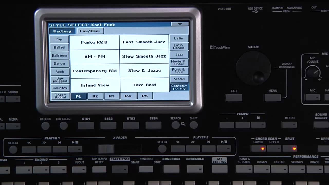 KORG Pa3X LE Video Manual - Part 3: Styles