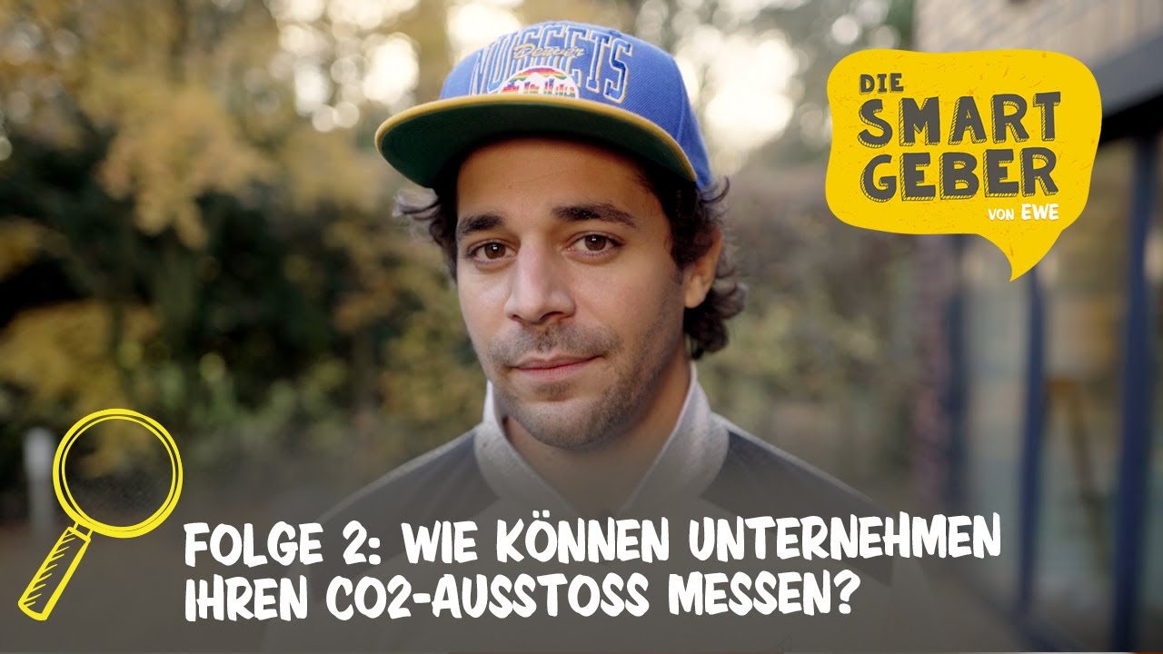 EWE CO2-Neutral: Denise erkl&auml;rt Younes wie Unternehmen ihre Emissionen messen k&ouml;nnen