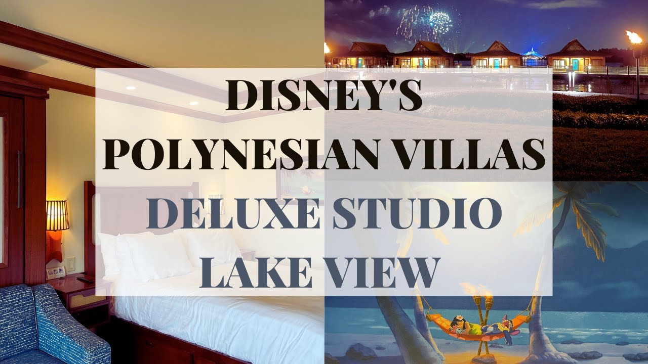 Студия Polynesian Villas с видом на озеро