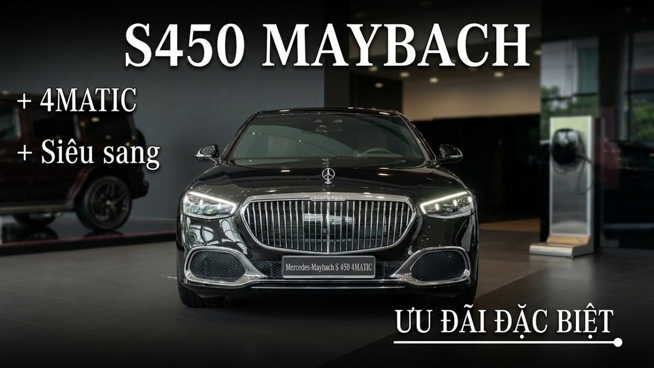 Gi&aacute; lăn b&aacute;nh tốt nhất d&ograve;ng xe Mercedes Maybach S450 4MATIC mới 2024 tại Mercedes B&igrave;nh Dương