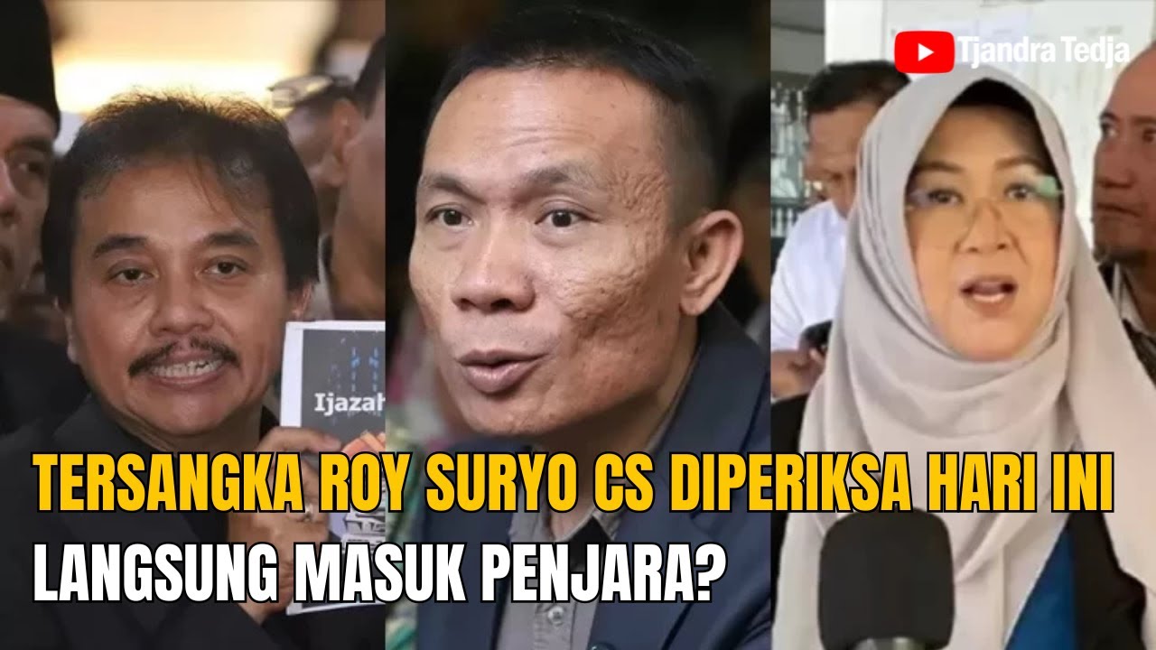 Tersangka Roy Suryo Cs Diperiksa Hari Ini. Langsung Masuk Penjara?