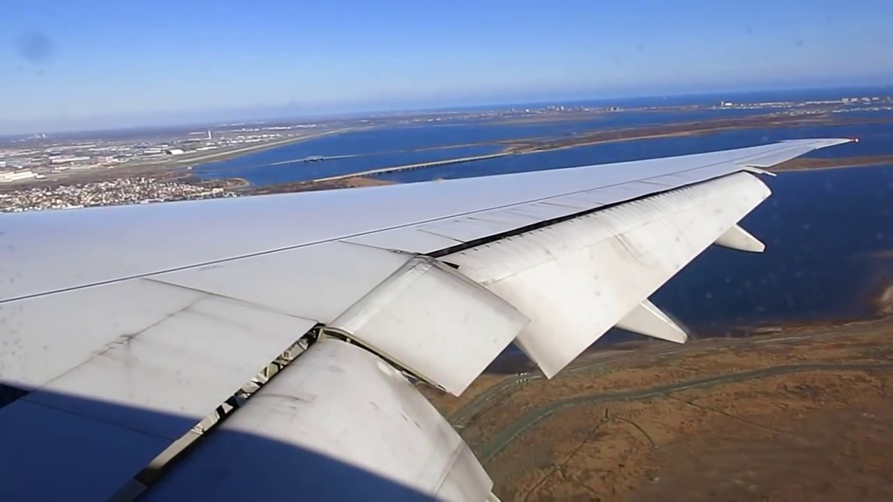 Aeroflot Boeing 777-300ER Approach and Landing at New York JFK