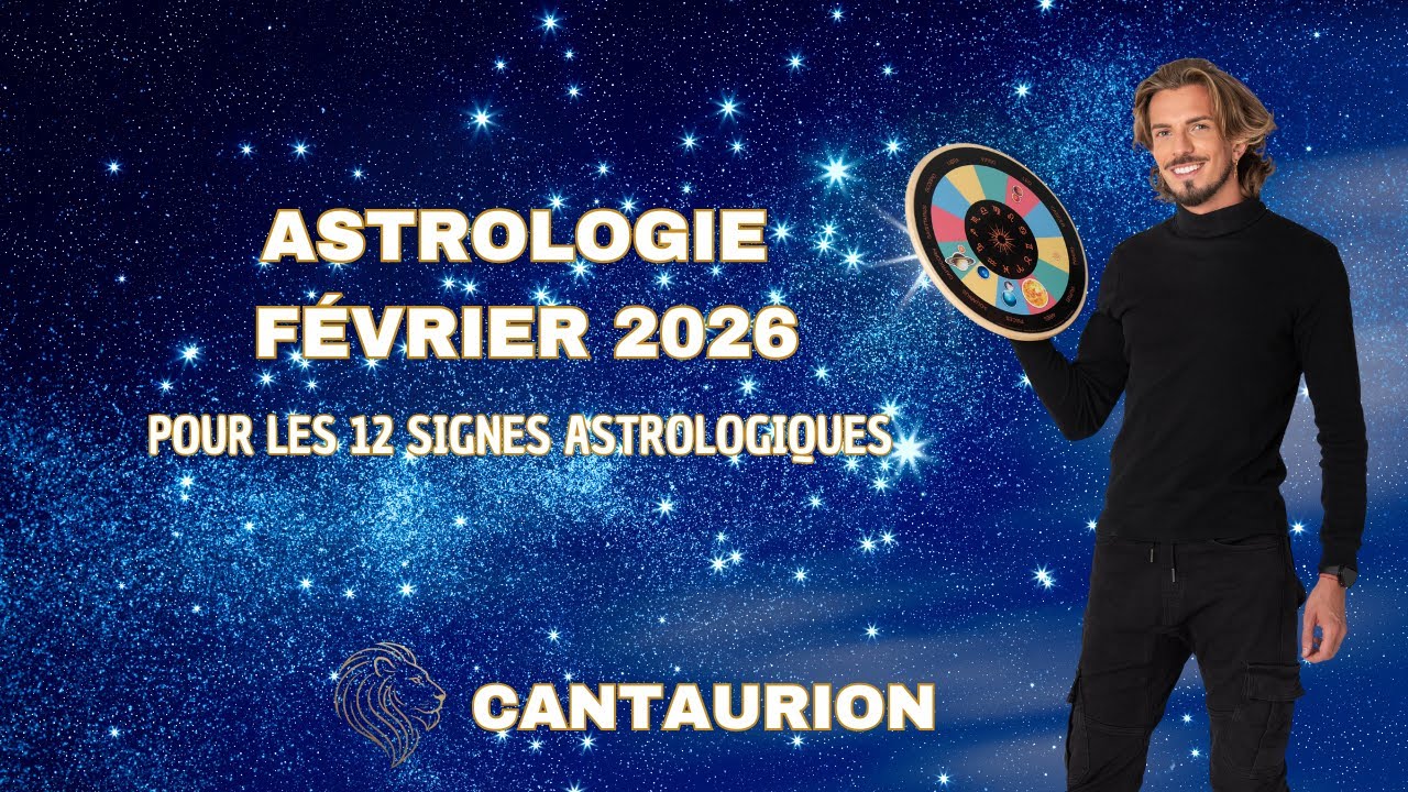 ASTROLOGIE FÉVRIER 2026 POUR LES 12 SIGNES ASTROLOGIQUES