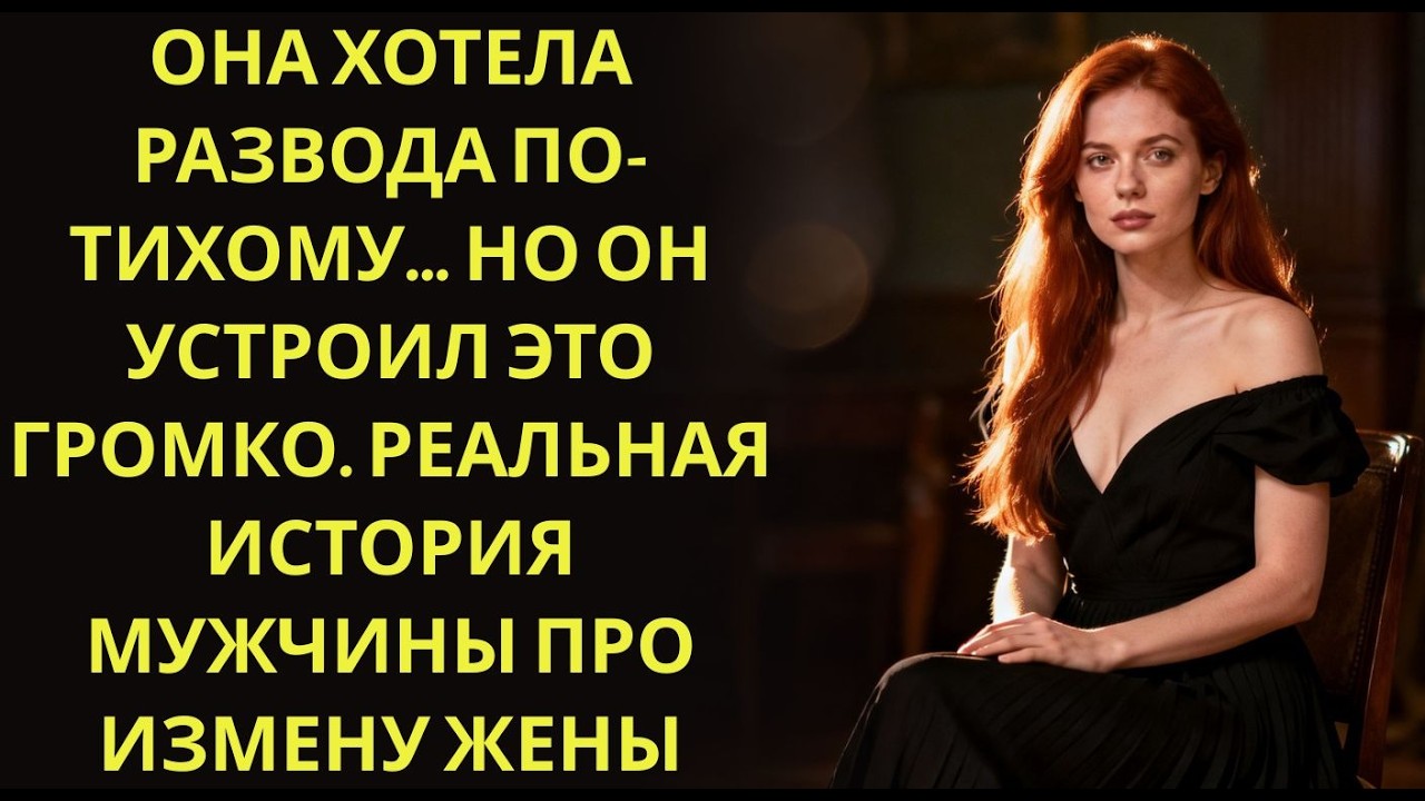 253 Она хотела развода по тихому… Но он устроил это ГРОМКО  Реальная история мужчины про измену жены