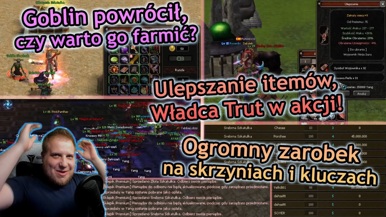 Sabal - Onyx Bazalt - Czy Goblin jest warty uwagi? Władca Trut oraz zarobek na skrzyniach - Metin2