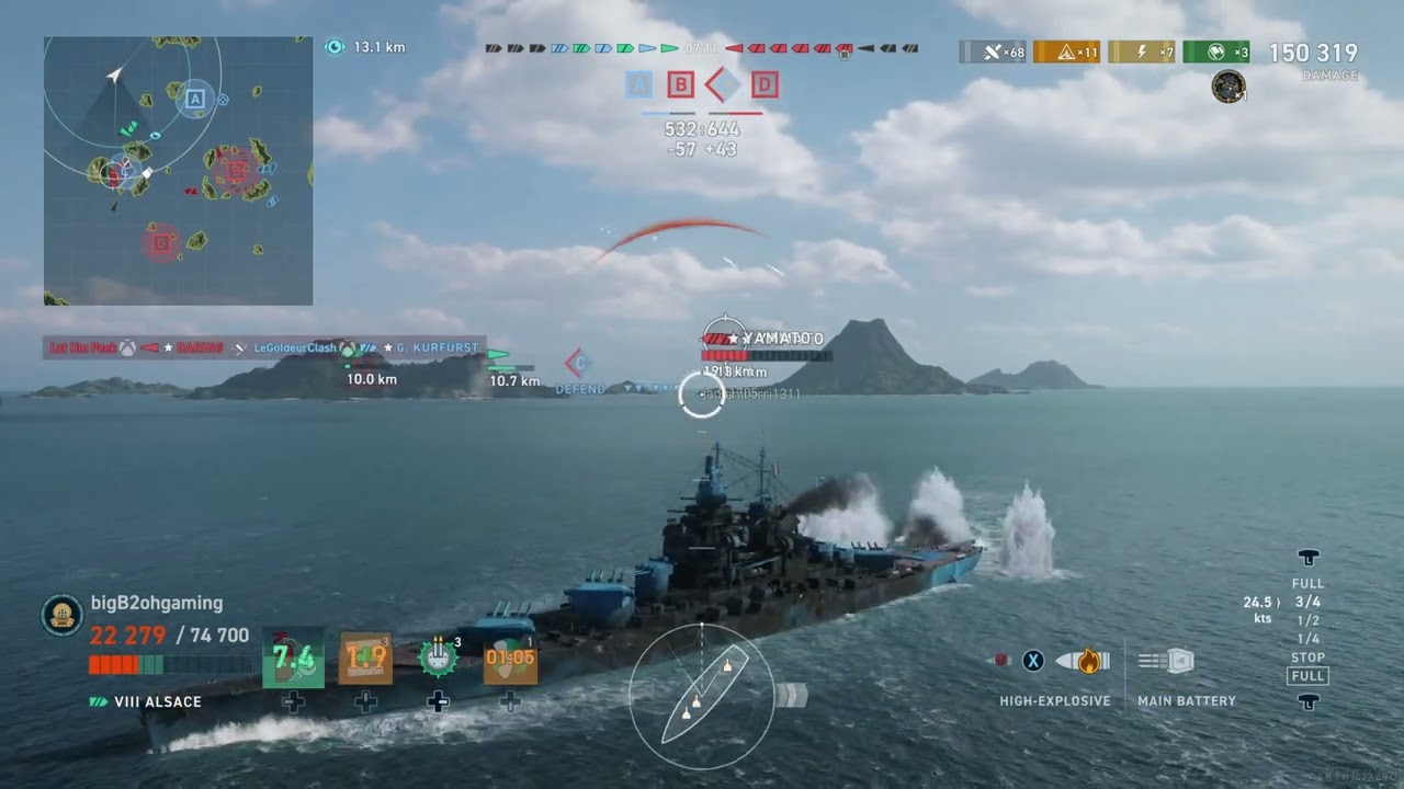 Alsace 12-gun baguette (World of Warships Legends)