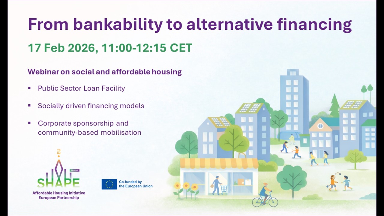 From bankability to alternative financing for social and affordable housing
