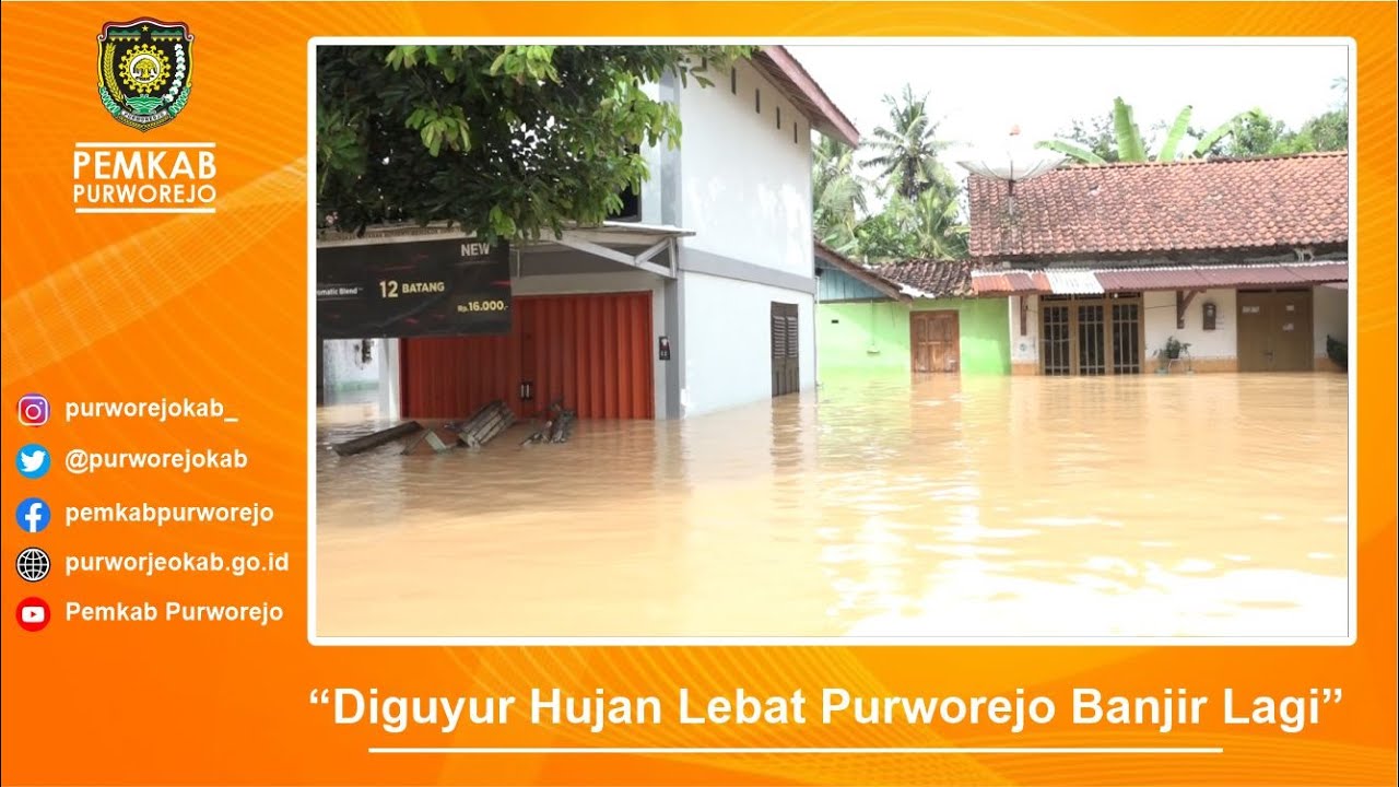 Diguyur Hujan Lebat Purworejo Banjir Lagi || Kabar Purworejo