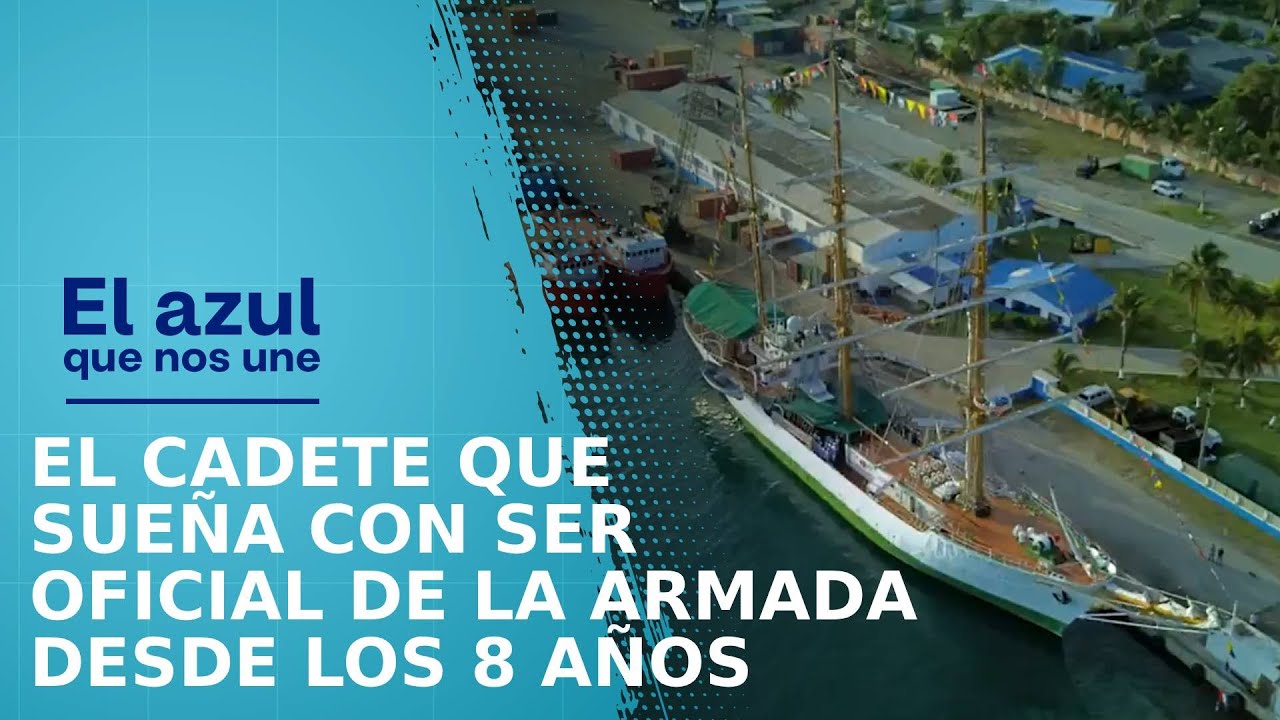 Este es el cadete que desde los 8 años sueña con ser oficial de la Armada