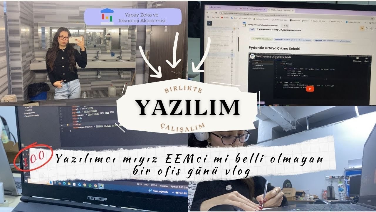 Ölücü firmada mühendis olmak VLOG, yazılımcı mıyız EEMci mi belli olmayan bir ofis günü GOOGLE YZTA