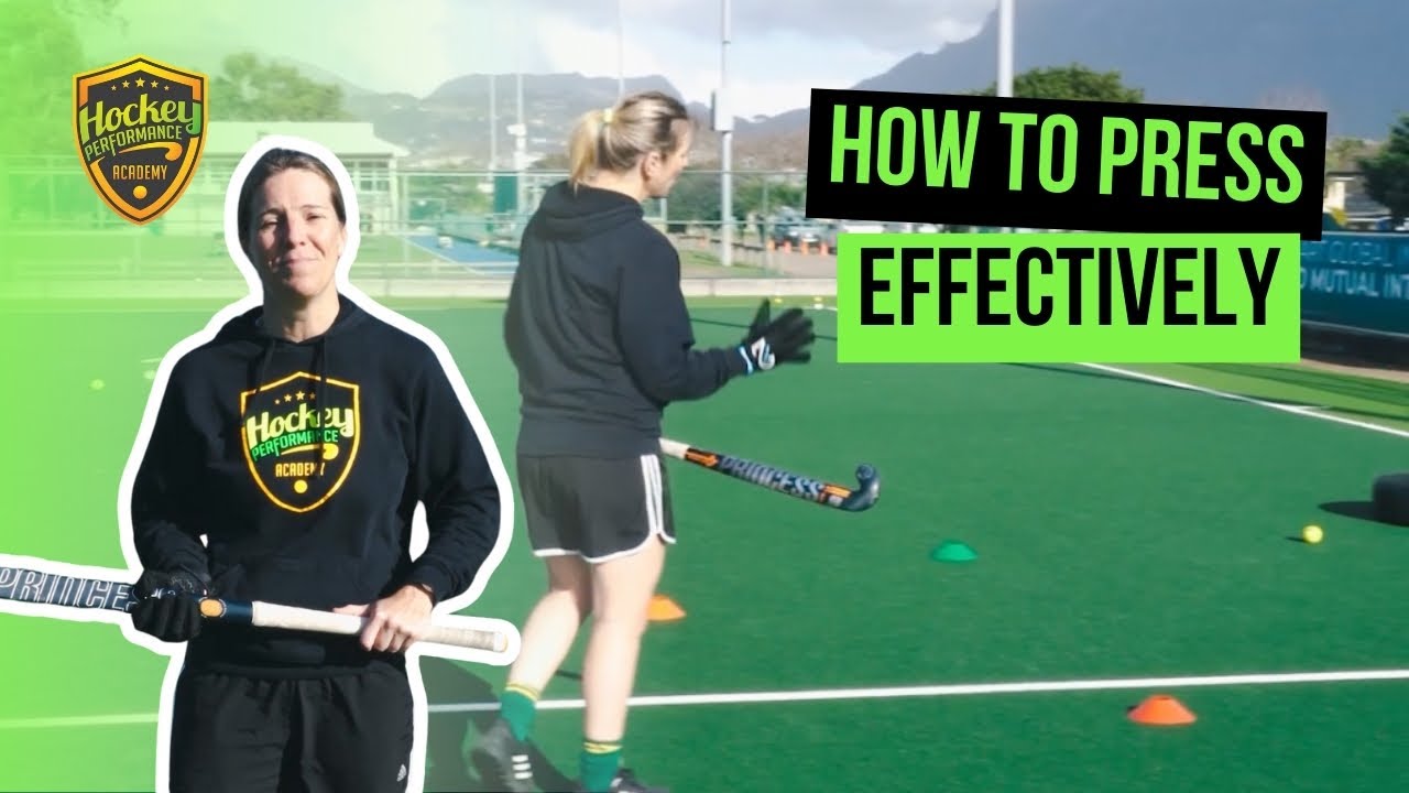 How To Press Effectively as a Striker in Field Hockey