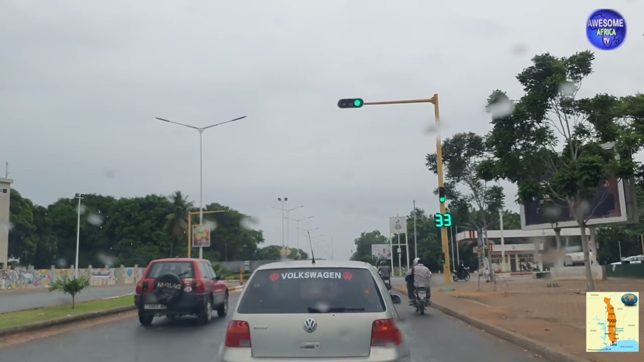 Lomé la belle | De l'Aéroport de Lomé au Blvd Gnassingbe Eyadema | Lomé-#Togo