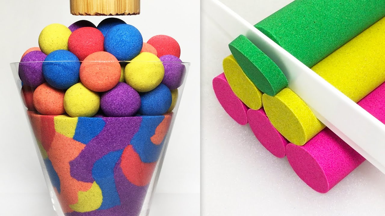 Very Relaxing ASMR 223 Satisfying Kinetic Sand
