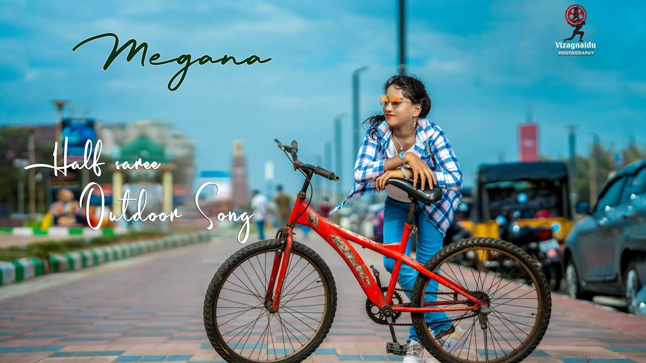 Half saree outdoor song !! Megana !! Vizagnaidu 9052572646