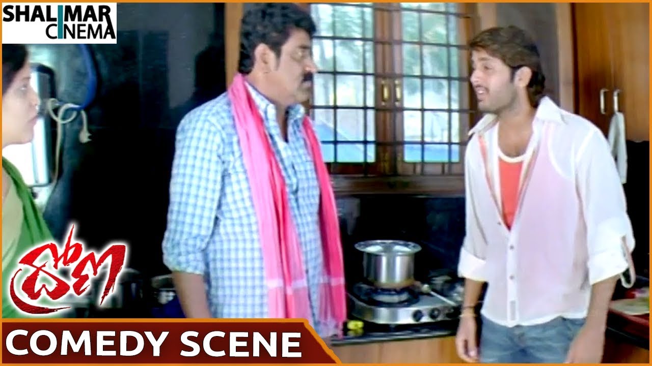 Drona Movie || Nithiin & Raghu Babu Funny Comedy Scene || Nithiin, Priyamani || Shalimarcinema