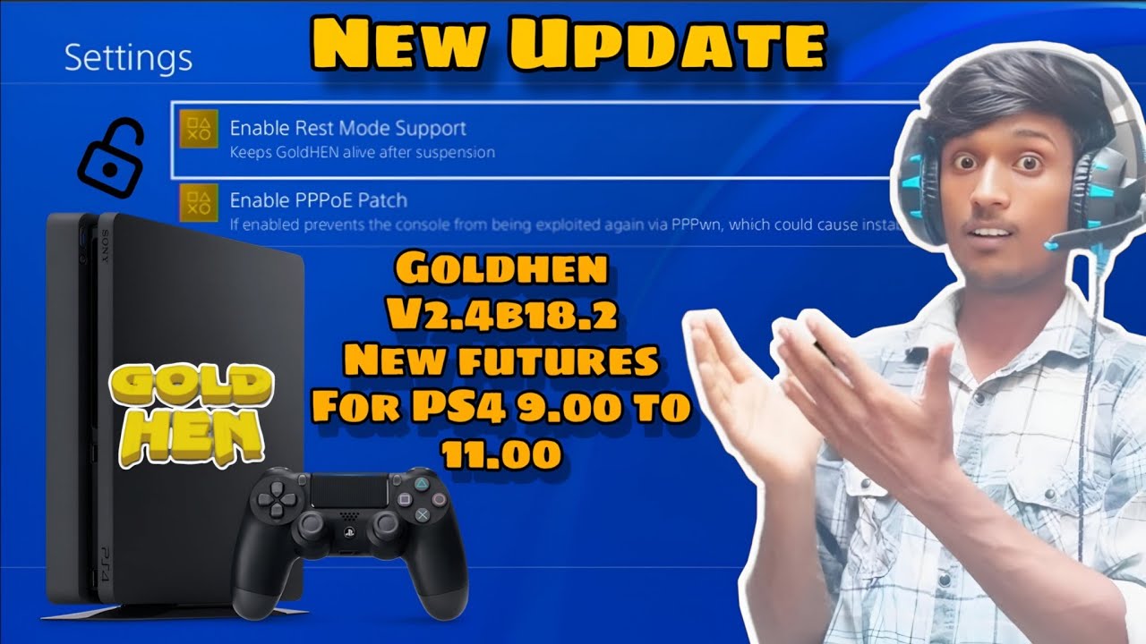 New GoldHEN v2.4B18.2 Released For Playstation 4