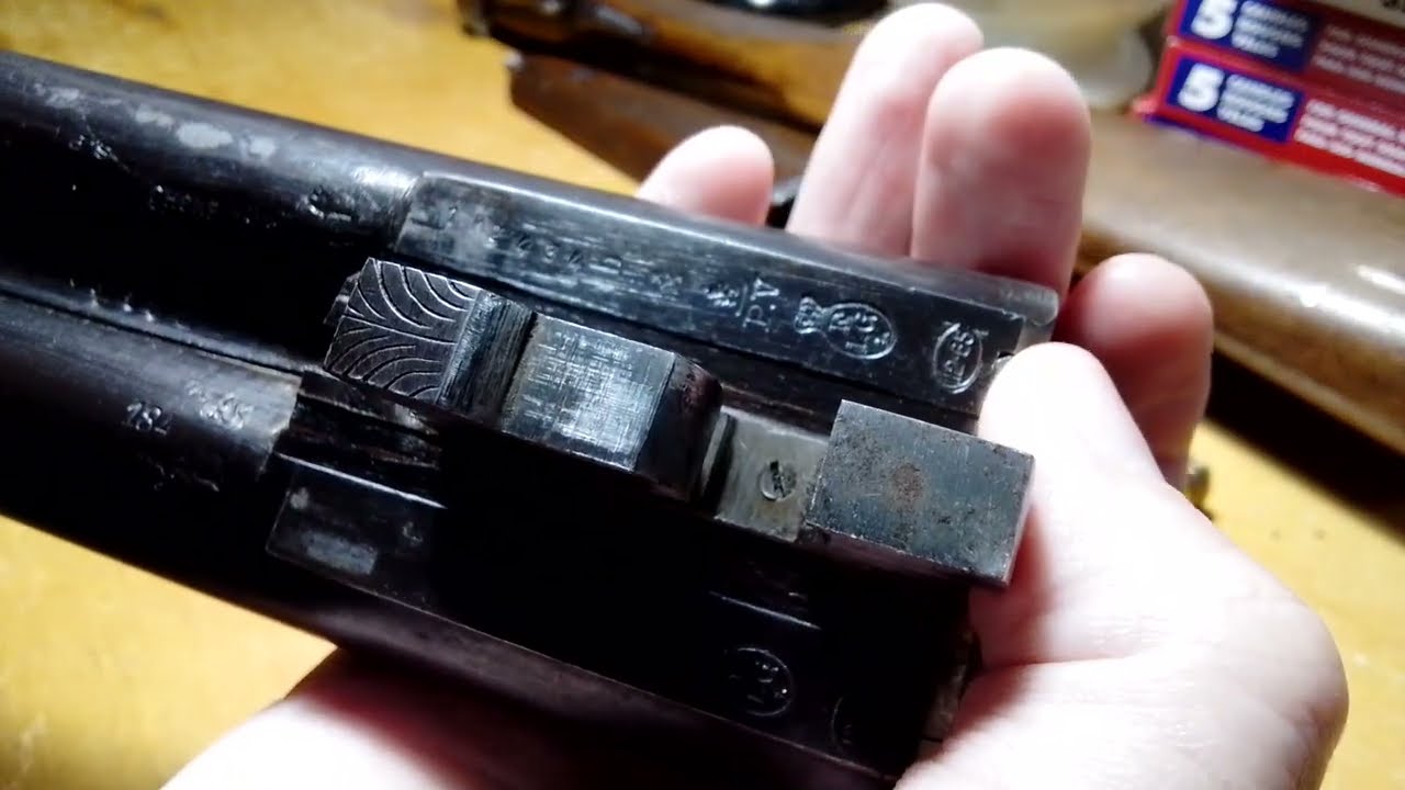 Belgian SxS Shotgun & Markings