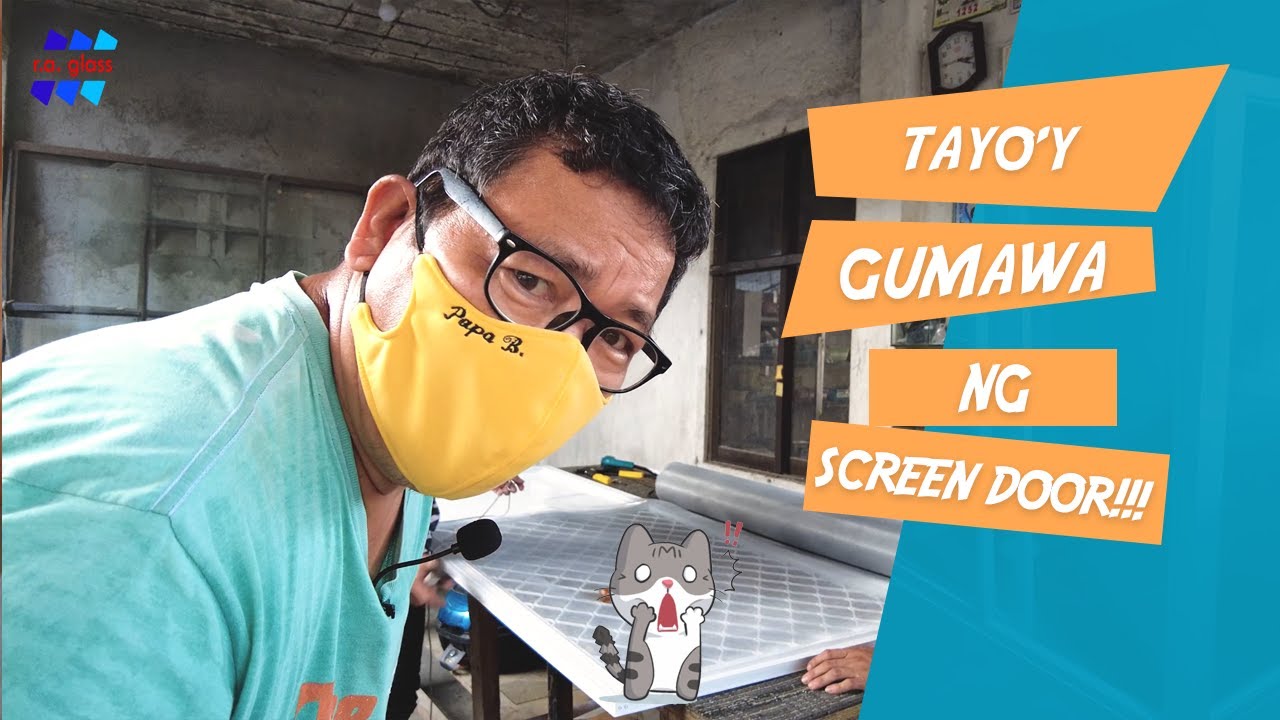 Paano gumawa ng Screendoor | Vlog63 | How to make Screen Door