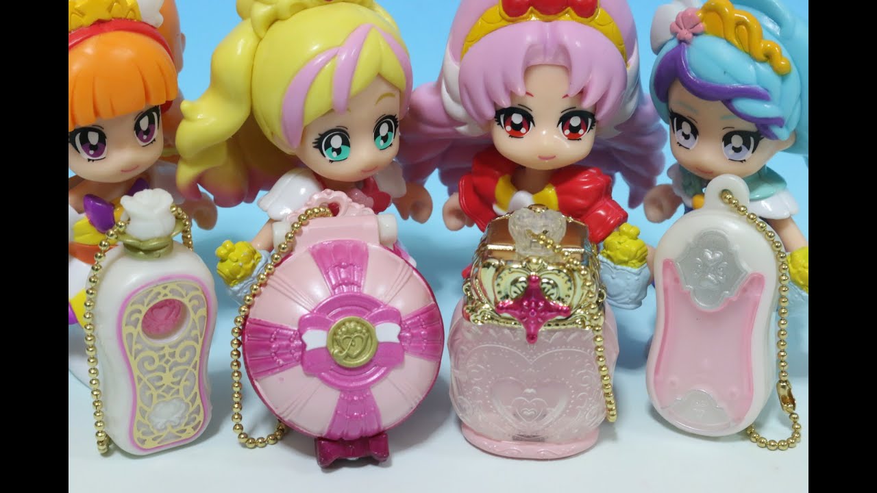 プリキュアオールスターズ メモリアルチャーム 全4種 ガシャポン Go!プリンセス スマイル ハートキャッチ ふたりはプリキュア Pretty Cure All Stars toy