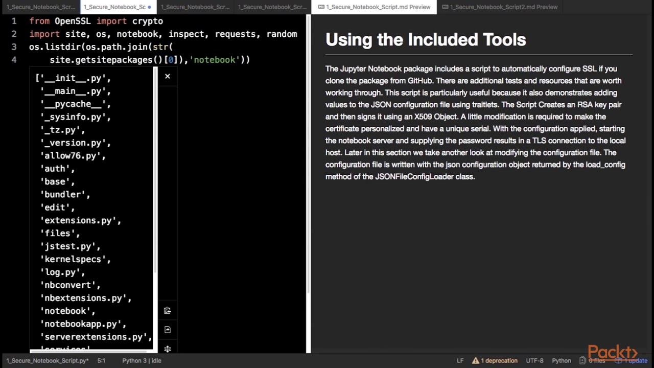 Jupyter In Depth : The Notebook Package | packtpub.com