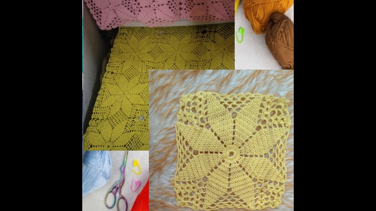 Tutorial Crochet Pattern Tablecover/Kait Alas Meja Part 2