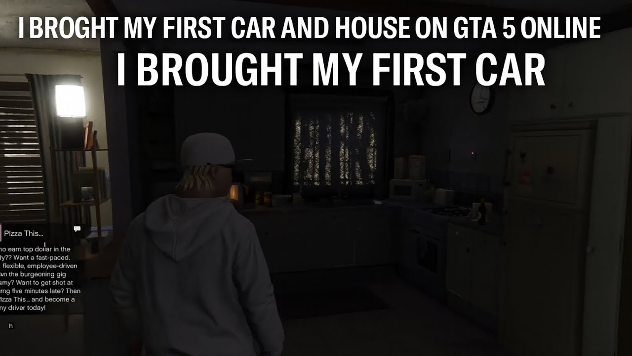 I BROUGHT MY FIRST CAR AND HOUSE ON GTA 5 ONLINE 