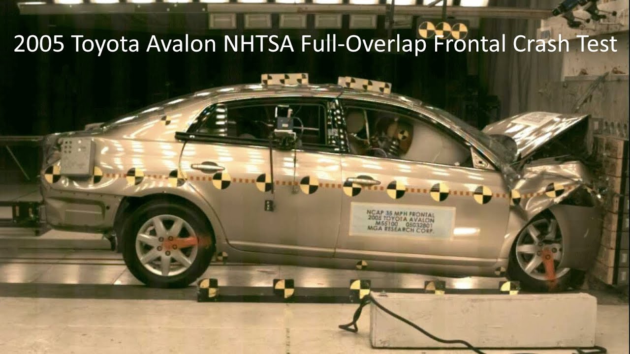2005-2012 Toyota Avalon NHTSA Full-Overlap Frontal Crash Test