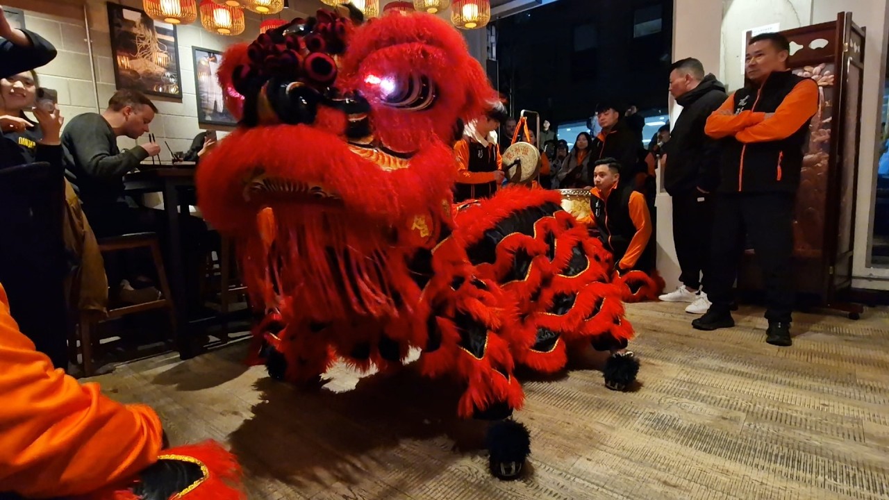 Lion Dance by Lung Ying Dragon Style UK | CNY 2026 | DanDan Restuarant, London