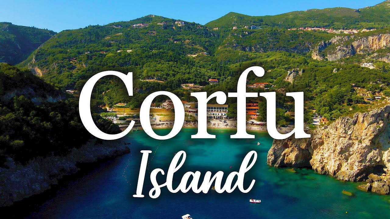 Corfu Relaxation Drone Footage in 4K