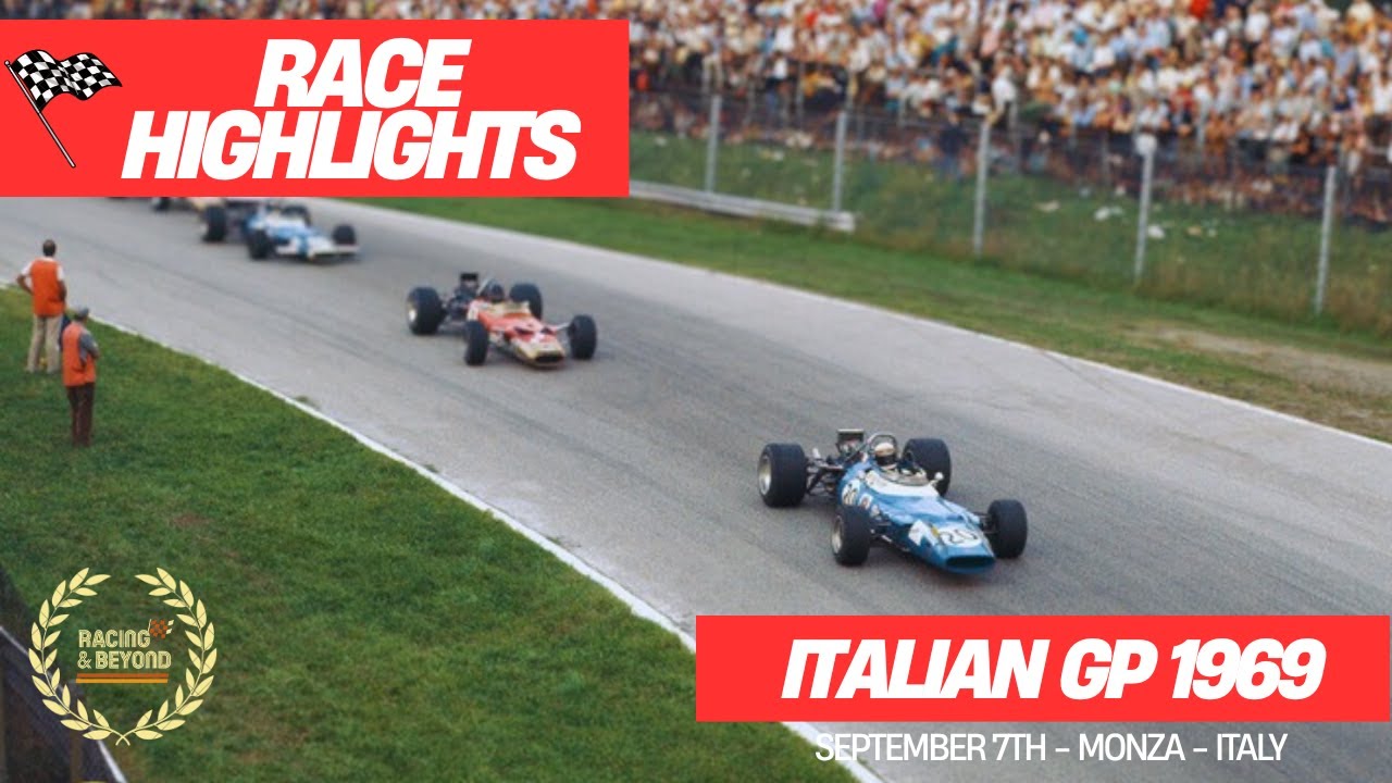 Formula 1 1969 Italian GP - Slipstream Battle - F1 Highlights