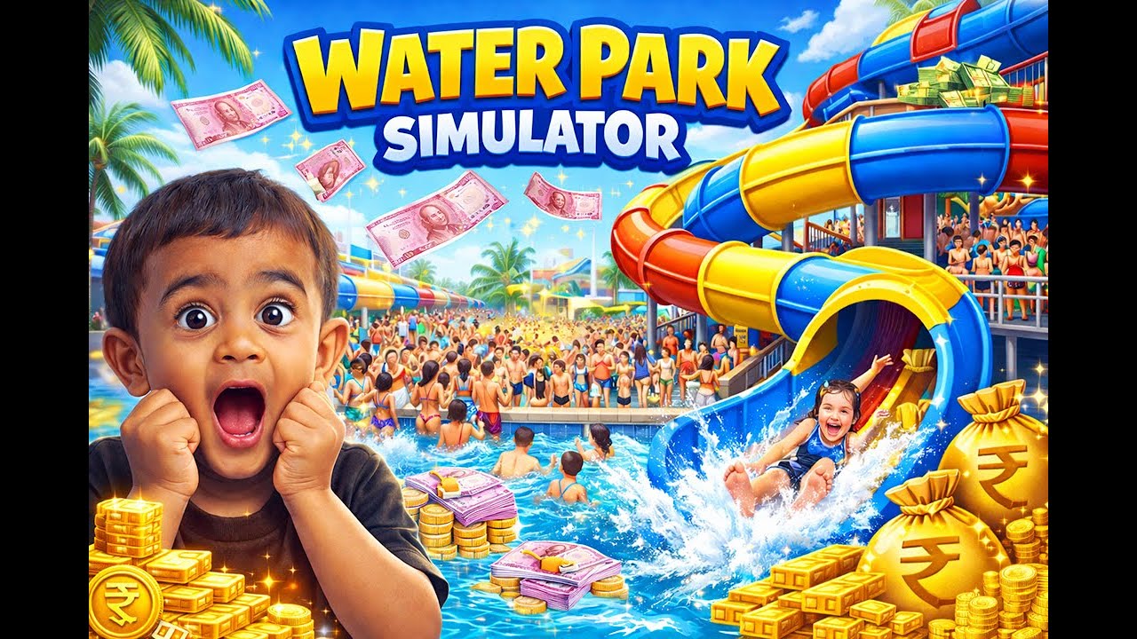 My Water Park Went VIRAL 😨💦 | Water Park Simulator Gameplay