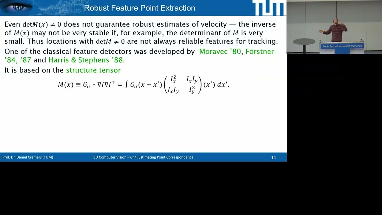 3DCV 2026 - Ch04: Estimating point correspondences