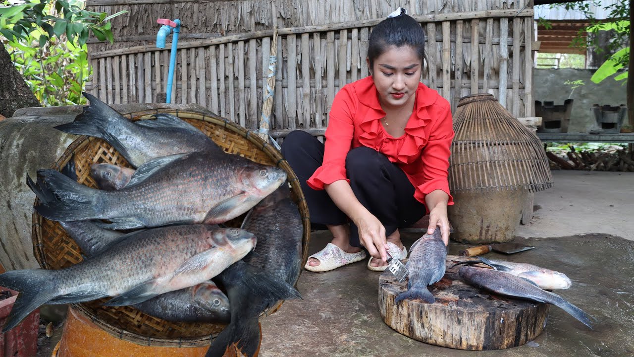 Countryside Vlog: Have you ever seen or cooked black fish before? -2 recipes with black fish
